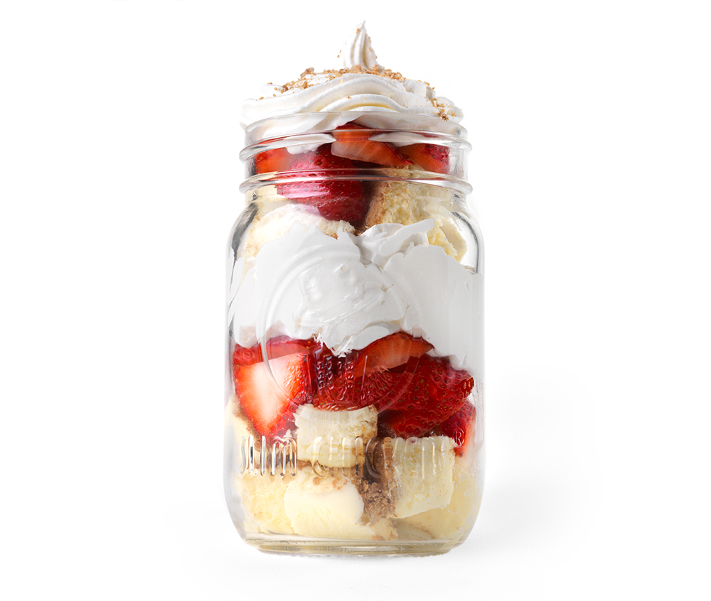 Slim Chickens Strawberry Mason Jar Dessert